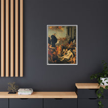 Saint Francis Xavier preaching and healing. Oil painting after Peter Paul Rubens.