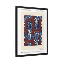 Estampado de pochoir con estampado de flores Art Nouveau en estilo oriental. Original de nuestra propia edición de 1914 de Samarkande.