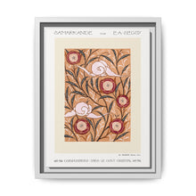 Art Nouveau Flower pattern stencil print in oriental style - NOMADEN ART GALLERY