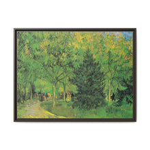 Vincent van Gogh's Path in the Park of Arles with Walkers (1888) - NOMADEN ART GALLERY