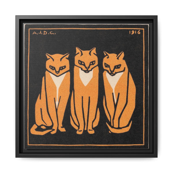 Three cats (1916) by Julie de Graag - NOMADEN ART GALLERY