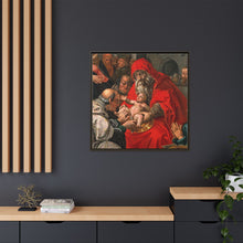 The circumcision of Christ. Oil painting after Hendrik Goltzius