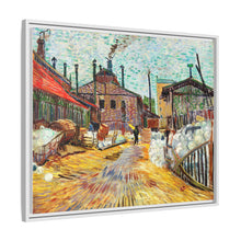 The Factory (1887) by Vincent Van Gogh. Original from the Barnes Foundation. - NOMADEN ART GALLERY