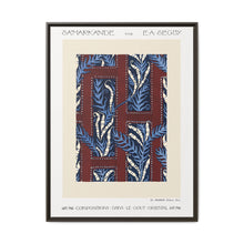 Art Nouveau Flower pattern pochoir print in oriental style. Original from our own 1914 edition of Samarkande - NOMADEN ART GALLERY