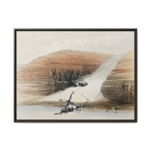 Excavated temples of Aboosimble (Abu Sunbul) Nubia illustration by David Roberts (1796–1864) - NOMADEN ART GALLERY