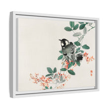 Black-capped chickadee by Kōno Bairei (1844-1895)
