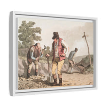 Illustration of stone breakers on the road from The Costume of Yorkshire (1814) by George Walker