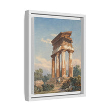 A Temple Ruin in Agrigento (c. 1825) by Carl Wilhelm Götzloff: A Classical Landscape