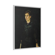 Inger in Black (1884) by Edvard Munch - NOMADEN ART GALLERY