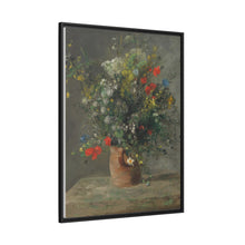 Flores en un jarrón (c. 1866), cuadro de alta resolución de Pierre-Auguste Renoir 