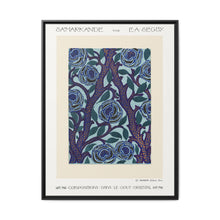 Flower pattern Art Deco stencil print in oriental style - NOMADEN ART GALLERY