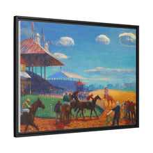Race Track (1908–1909) vintage painting by William James Glackens