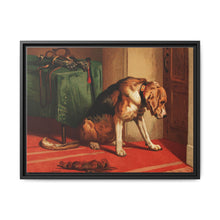 Suspense (1877) by sir Edwin Landseer, a Victorian bloodhound mastiff waiting. - NOMADEN ART GALLERY