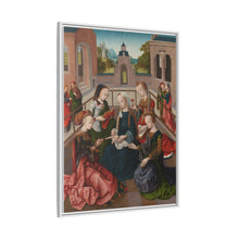The Virgin and Child with Four Holy Virgins (c. 1495 - c. 1500) by Master of the Virgo inter Virgines