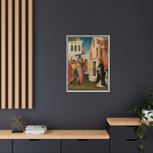 Saint Peter Martyr Exorcizing a Woman Possessed by a Devil by Antonio Vivarini