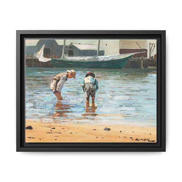 Boys Wading (1873) by Winslow Homer - NOMADEN ART GALLERY