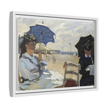 Claude Monet's The Beach at Trouville (1870) - NOMADEN ART GALLERY