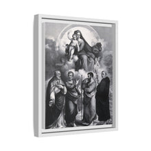 The Virgin and Child with Saint Geminianus of Modena, Saint Peter, Saint Paul and Saint Antony of Padua. Lithograph by F. Hanfstaengl after B. Ramenghi, il Bagnacavallo.