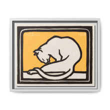 A waxing cat (1918) by Julie de Graag - NOMADEN ART GALLERY