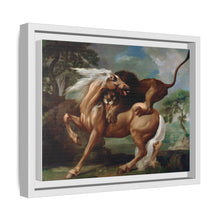 A Lion Attacking a Horse (1762) by George Stubbs.