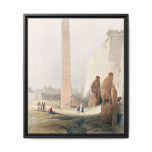 Luxor city on the east bank of the Nile River in southern Egypt illustration by David Roberts (1796–1864) - NOMADEN ART GALLERY
