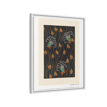Estampado de pochoir con estampado floral Art Déco de estilo oriental. Original de nuestra edición de Samarkande de 1914.
