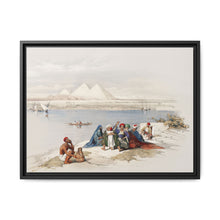 Pyramids of Gezeeh (Giza) from the Nile illustration by David Roberts (1796–1864) - NOMADEN ART GALLERY