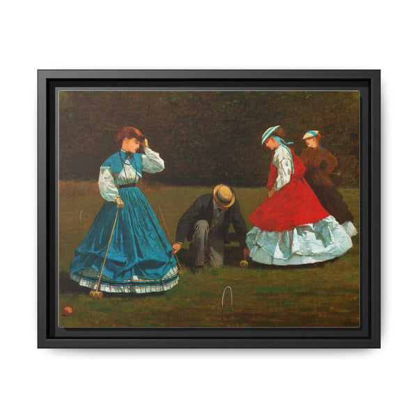 Croquet Scene (1866) by Winslow Homer - NOMADEN ART GALLERY