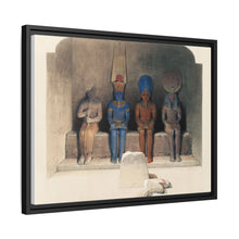 Sanctuary of the Temple of Aboo Simbel Nubia illustration by David Roberts (1796–1864)