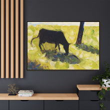 Black Cow in a Meadow (ca. 1881) by Georges Seurat