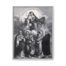 The Virgin and Child with Saint Geminianus of Modena, Saint Peter, Saint Paul and Saint Antony of Padua. Lithograph by F. Hanfstaengl after B. Ramenghi, il Bagnacavallo. - NOMADEN ART GALLERY