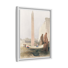 Luxor city on the east bank of the Nile River in southern Egypt illustration by David Roberts (1796–1864)