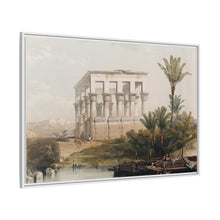 The hypaethral temple at Philae called the Bed of Pharaoh illustration by David Roberts (1796–1864)