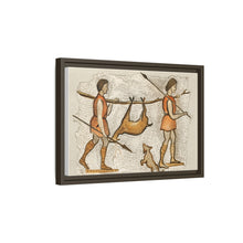 Hunter-Gatherer Mosaic: Vintage Encyclopaedia Art (1891)
