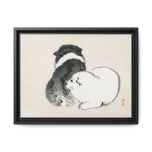 Black and white puppies by Kōno Bairei (1844-1895). - NOMADEN ART GALLERY
