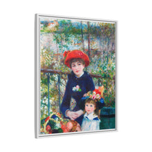 Dos hermanas (en la terraza) (1881) de Pierre-Auguste Renoir 