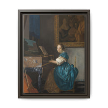 Johannes Vermeer’s Young Woman Seated at a Virginal (ca. 1670–1672) - NOMADEN ART GALLERY