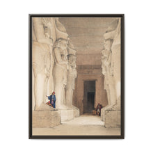 Excavated Temple of Gyrshe (Gerf Hussein) Nubia illustration by David Roberts (1796–1864) - NOMADEN ART GALLERY