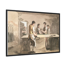 Illustration of the cloth dresser from The Costume of Yorkshire (1814) by George Walker