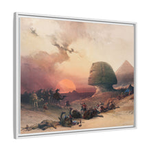 Approach of the simoom Desert of Gizeh illustration by David Roberts (1796–1864)