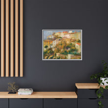 Casas en una colina (Groupe de maisons sur un coteau) de Pierre Auguste Renoir 