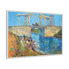 Vincent van Gogh's The Langlois Bridge at Arles with Women Washing (1888) - NOMADEN ART GALLERY