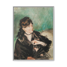 Portrait of Berthe Morisot with a Fan (1874) by Édouard Manet. - NOMADEN ART GALLERY