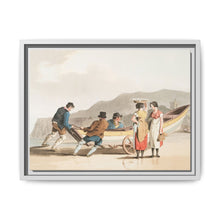 Illustration of fishermen from The Costume of Yorkshire (1814) by George Walker - NOMADEN ART GALLERY