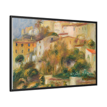 Casas en una colina (Groupe de maisons sur un coteau) de Pierre Auguste Renoir 