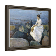 Noche de verano, Inger en la playa (1889) de Edvard Munch 