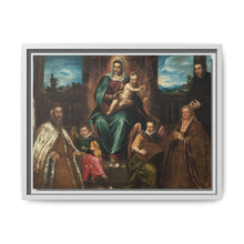 Doge Alvise Mocenigo and Family before the Madonna and Child (c. 1575) by Jacopo Tintoretto - NOMADEN ART GALLERY