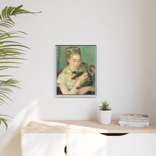 La mujer con el gato de Pierre-Auguste Renoir (c. 1875)