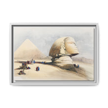 The Great Sphinx Pyramids of Gezeeh illustration bby David Roberts (1796–1864) - NOMADEN ART GALLERY