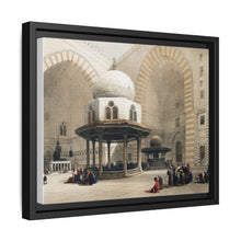 Mosque of Sultan Hassan Cairo illustration by David Roberts (1796–1864) - Framed Wall Art